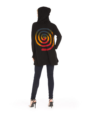 MULTI SPIRAL TIE DYE JACKET