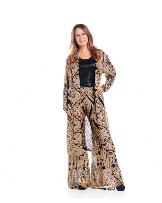 DAMASK PALAZZO PANT