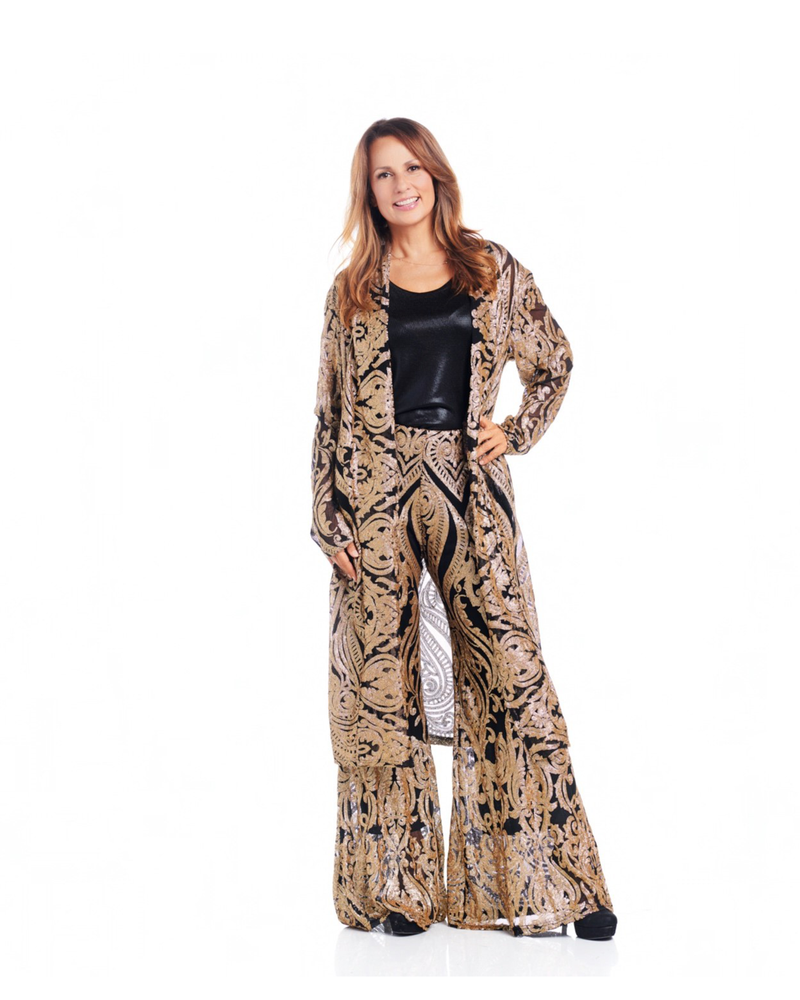 DAMASK PALAZZO PANT