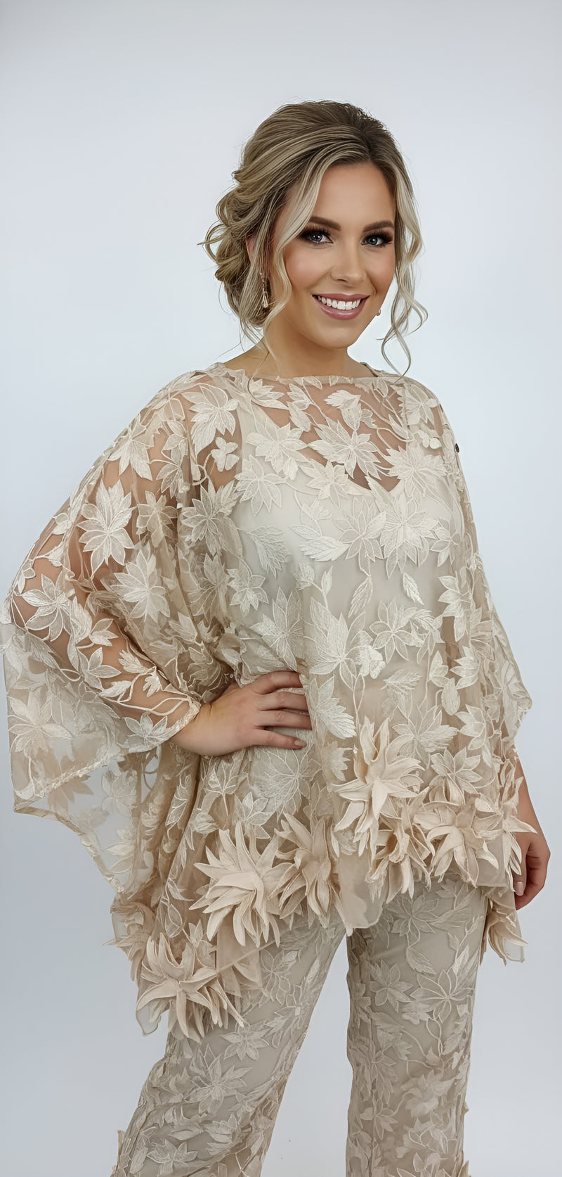 GOLDEN BLOOM 7-WAY SCARF