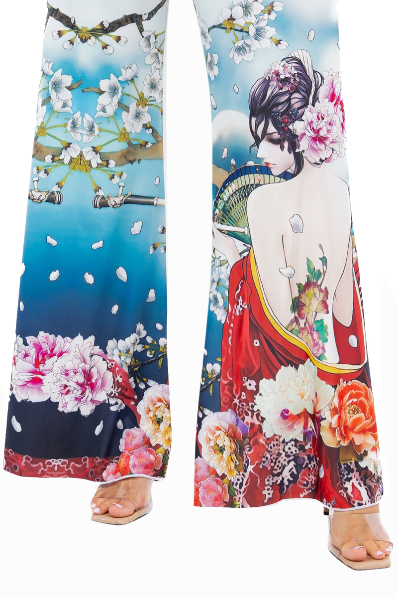 LOVE IN TOKYO (DOUBLE LEG) PALAZZO PANT