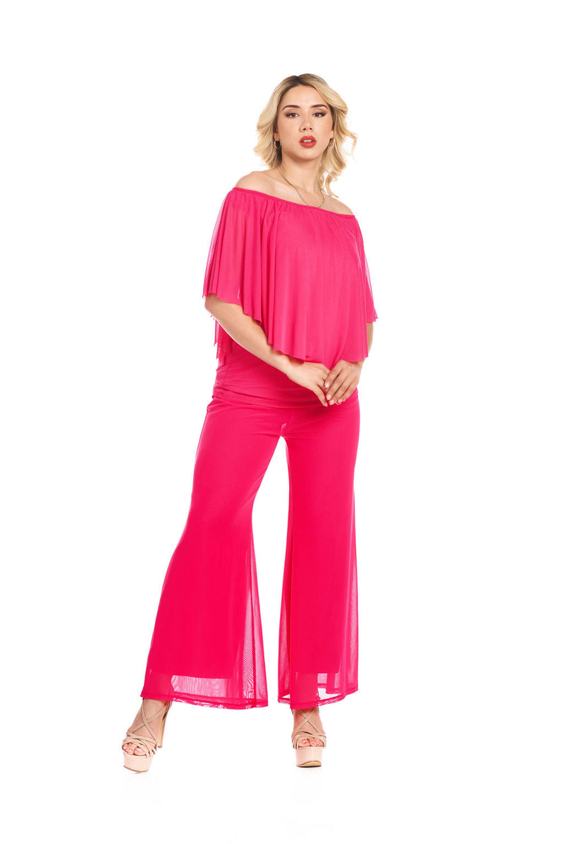 MESH SOLID ANGEL TOP