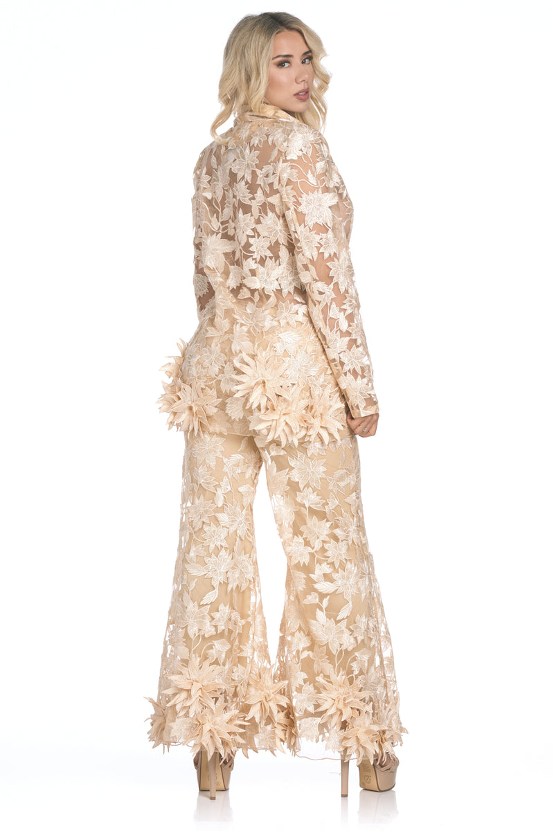 GOLDEN BLOOM BLAZER JACKET