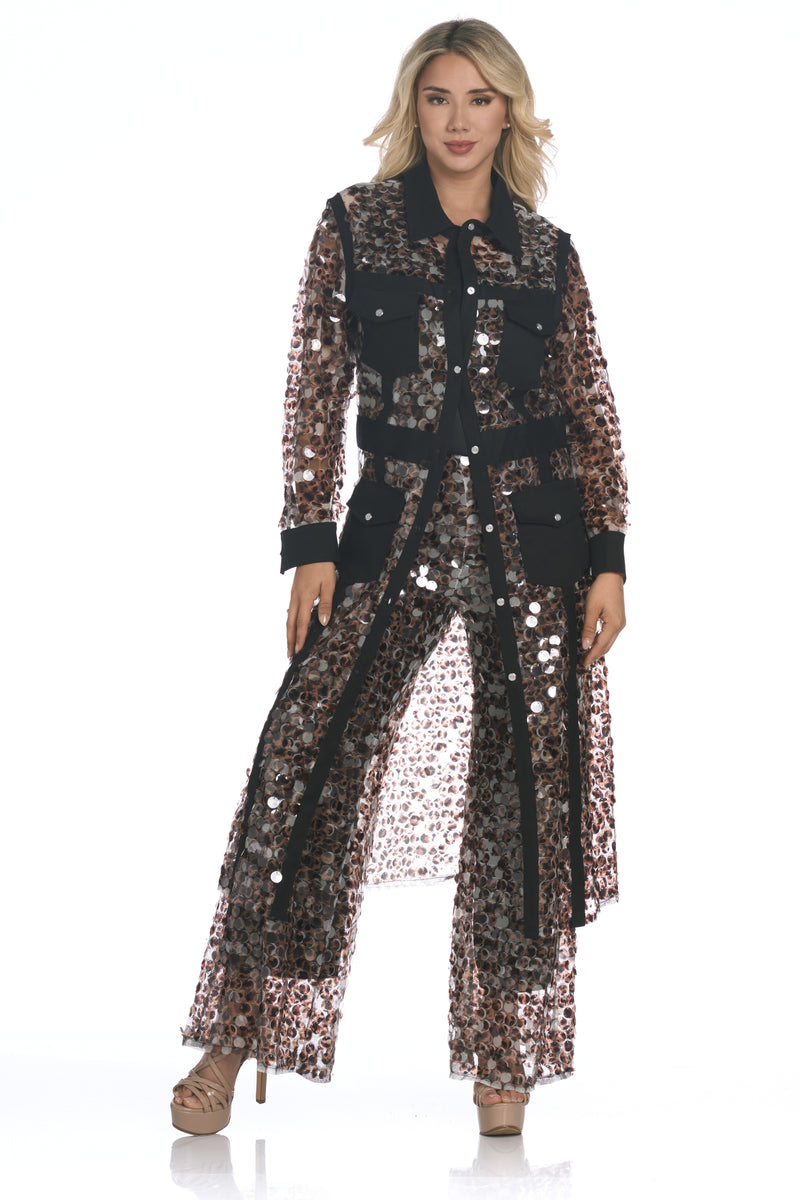 SAFARI CHEETAH DUSTER JACKET