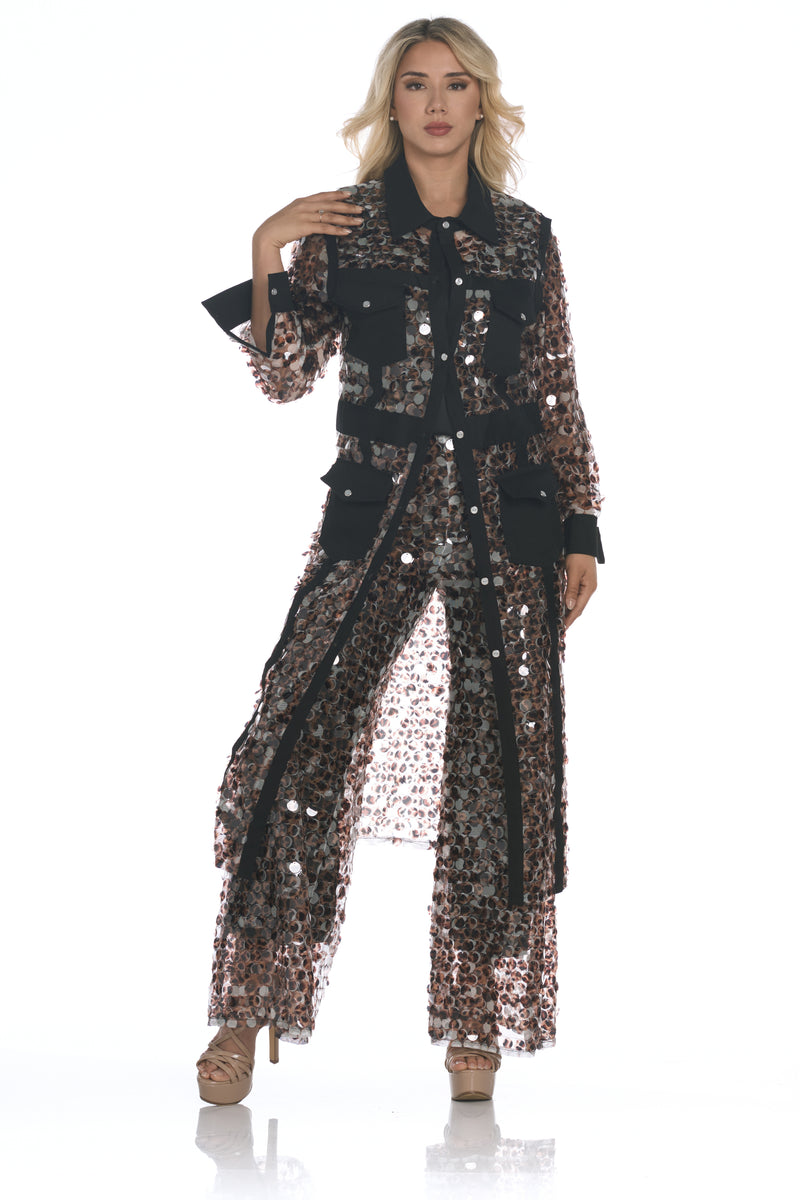 SAFARI CHEETAH DUSTER JACKET