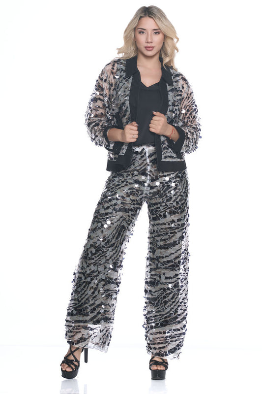 SAFARI ZEBRA SHORT JACKET