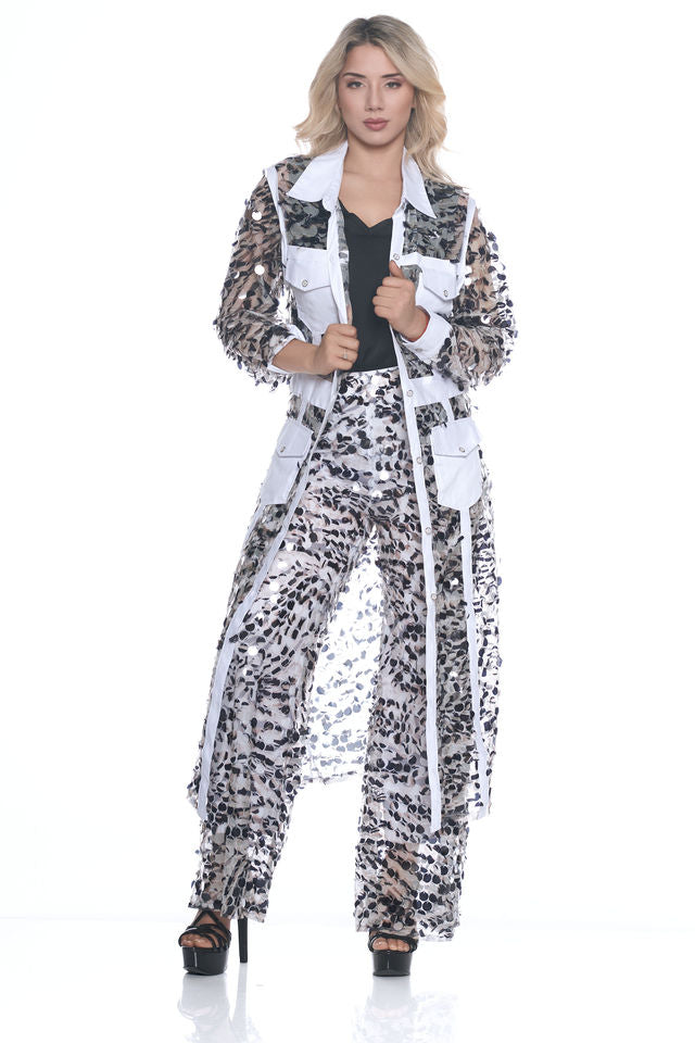 SAFARI ZEBRA DUSTER JACKET