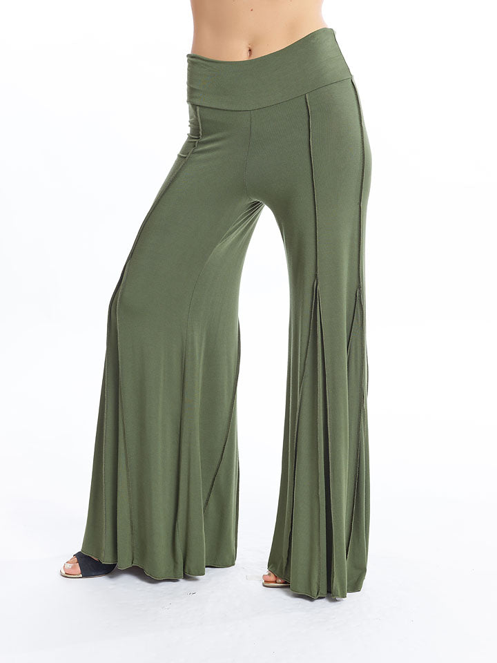 SEAMED PALAZZO PANT