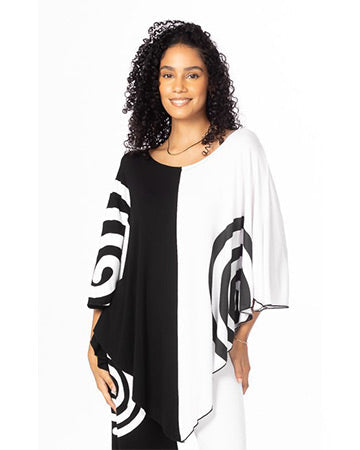 SPIRAL2 V-POINT TUNIC TOP