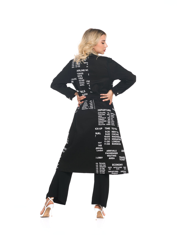 TRAVEL MAXI JACKET-DRESS DENIM