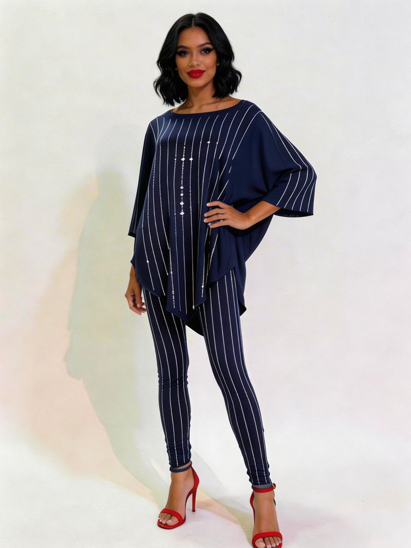 RHINESTONE GROUP LEGGING