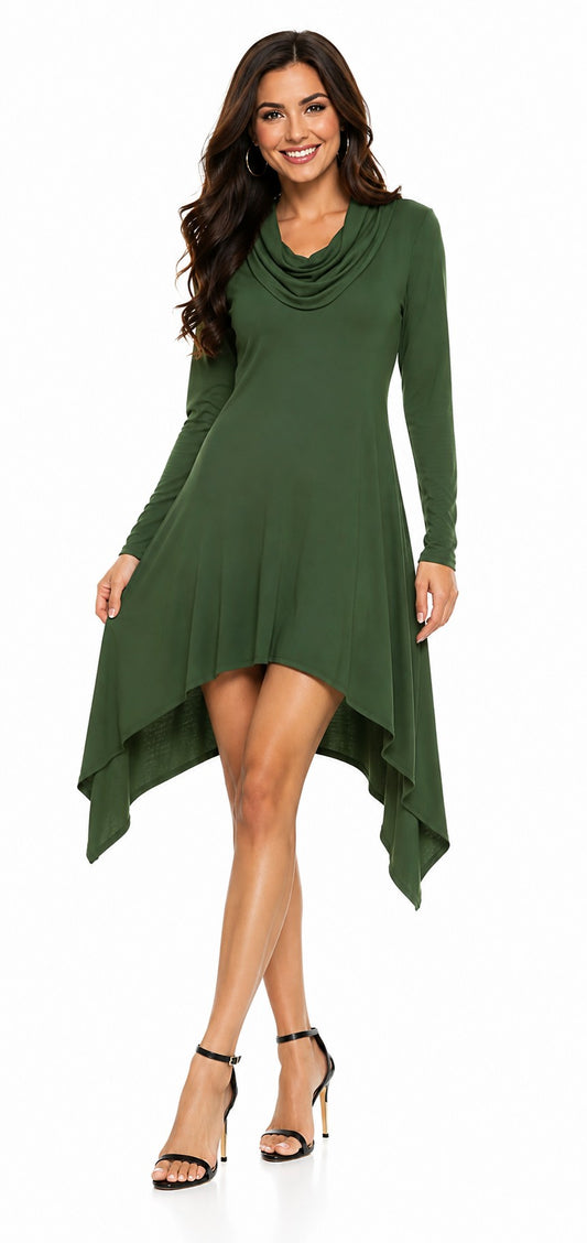 COWL NECK TOP/DRESS