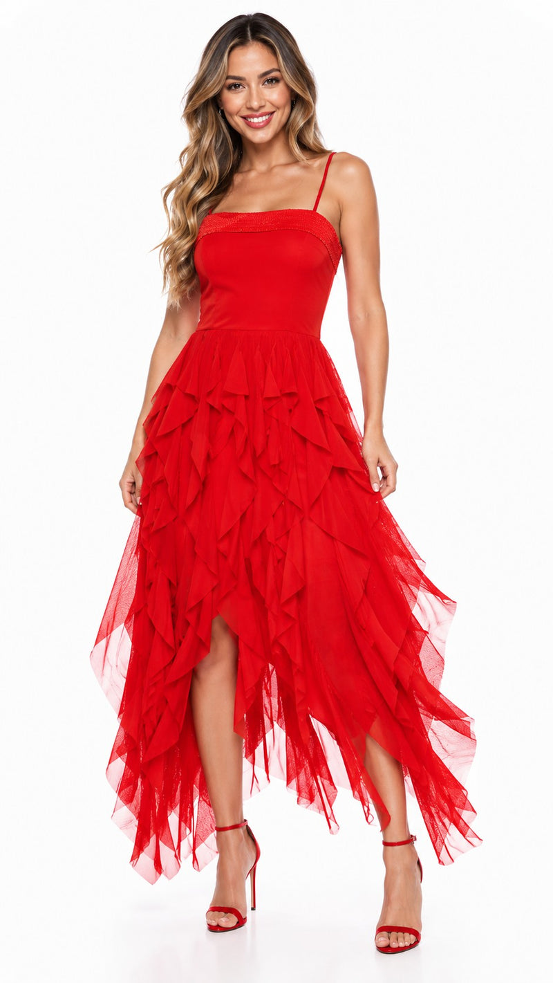 DREAM RUFFLE DRESS