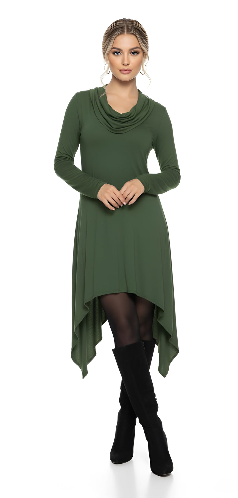 COWL NECK TOP/DRESS