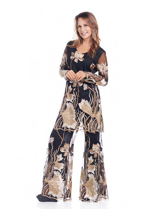 3D FANTASY LONG SLEEVE TUNIC TOP