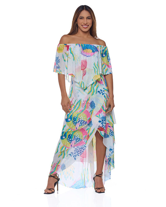 MESH KOI FISH 3 TIERED SKIRT