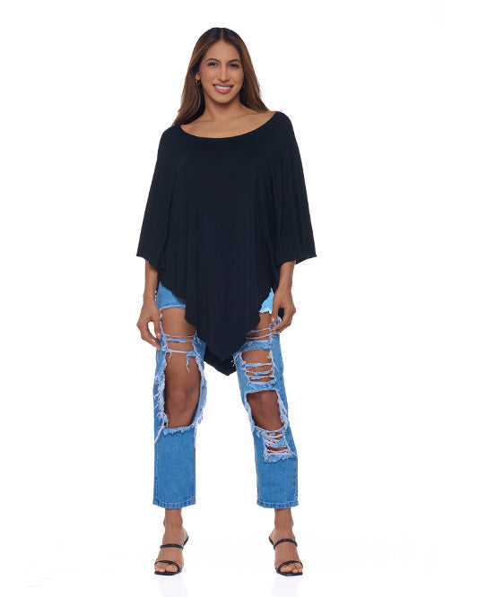 SOLID V-POINT TUNIC