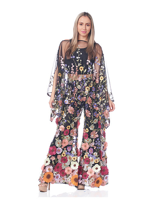 3D FLORAL DREAM 7-WAY SCARF