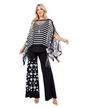 DOTS & STRIPES 7-WAY SCARF