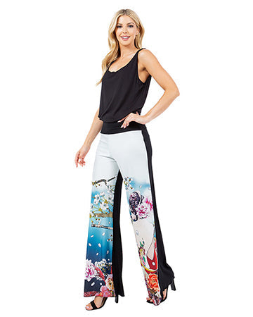 LOVE IN TOKYO (DOUBLE LEG) PALAZZO PANT