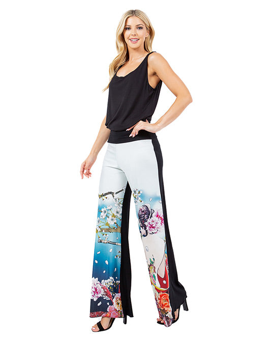 LOVE IN TOKYO (DOUBLE LEG) PALAZZO PANT