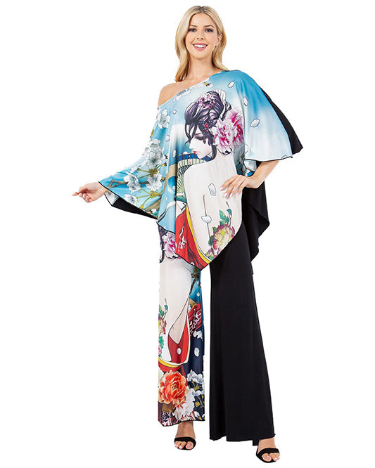 LOVE IN TOKYO (SINGLE LEG) PALAZZO PANT