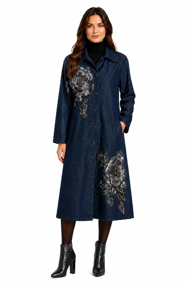 SEQUINS DREAMS DUSTER JACKET/DRESS