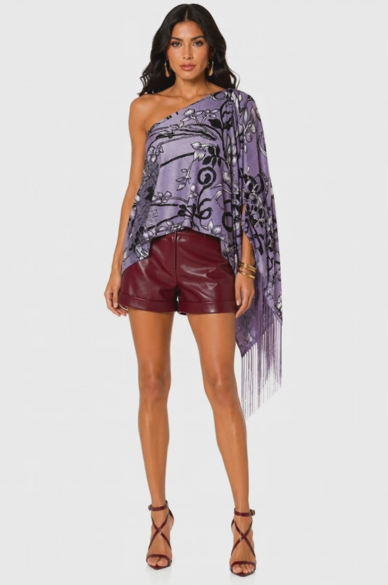 SCROLL FLOWER 7-WAY SCARF