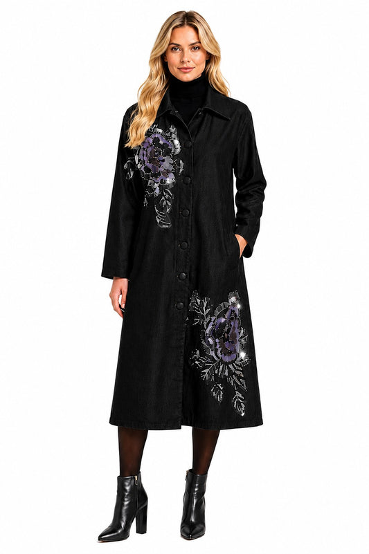 SEQUINS DREAMS DUSTER JACKET/DRESS