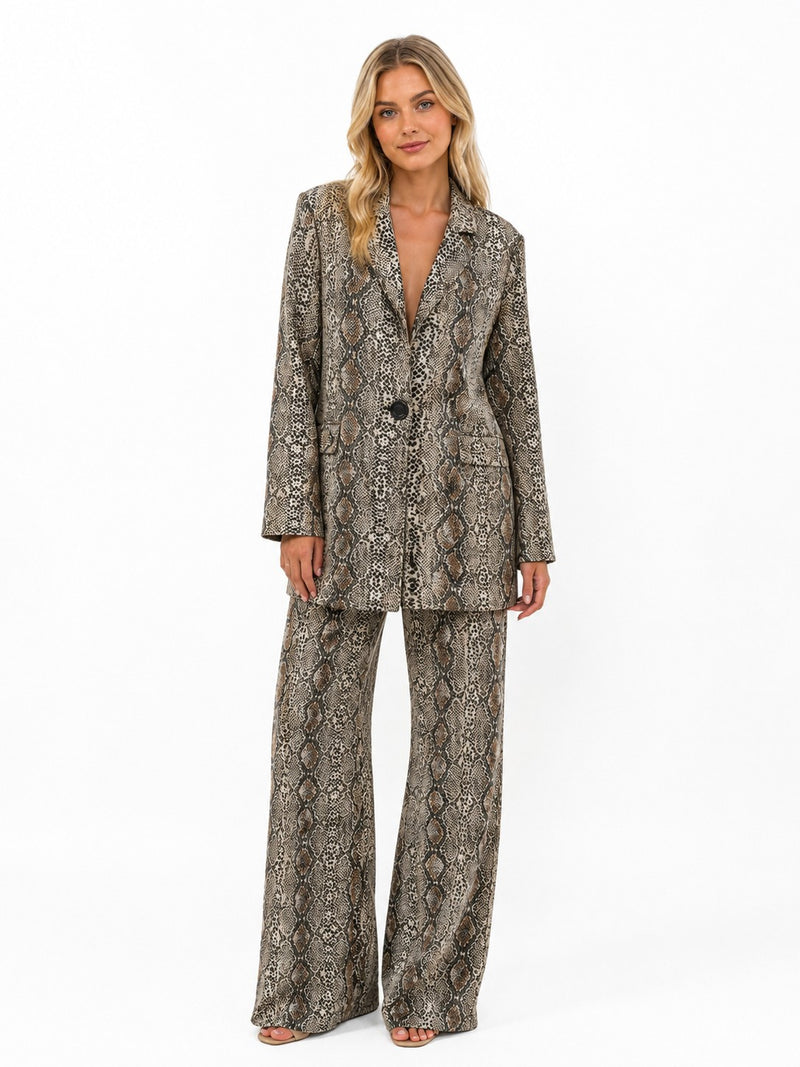 PYTHON FOIL BLAZER