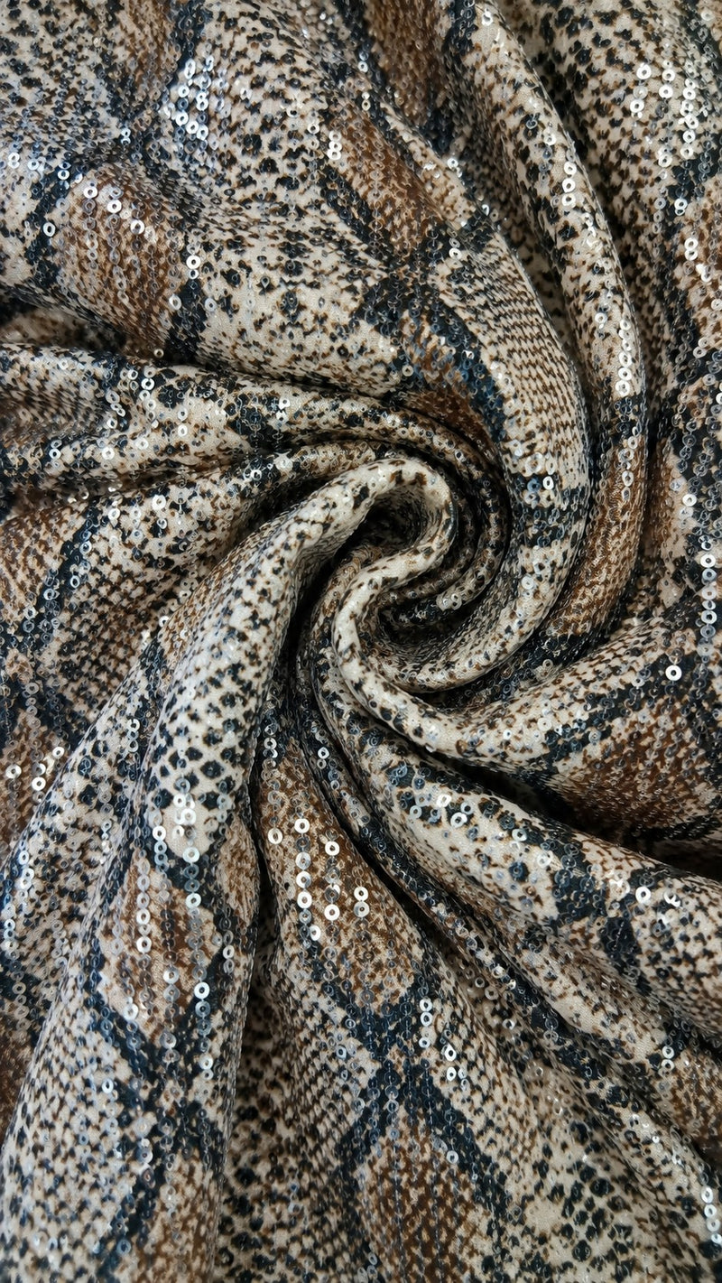 PYTHON FOIL PALAZZO PANTS
