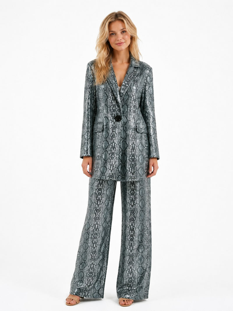 PYTHON FOIL BLAZER