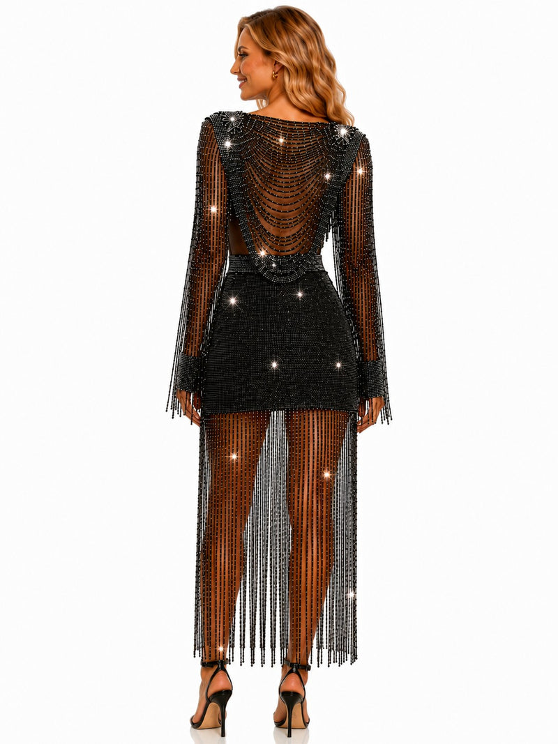 JEWEL NIGHT RHINESTONE SHRUG