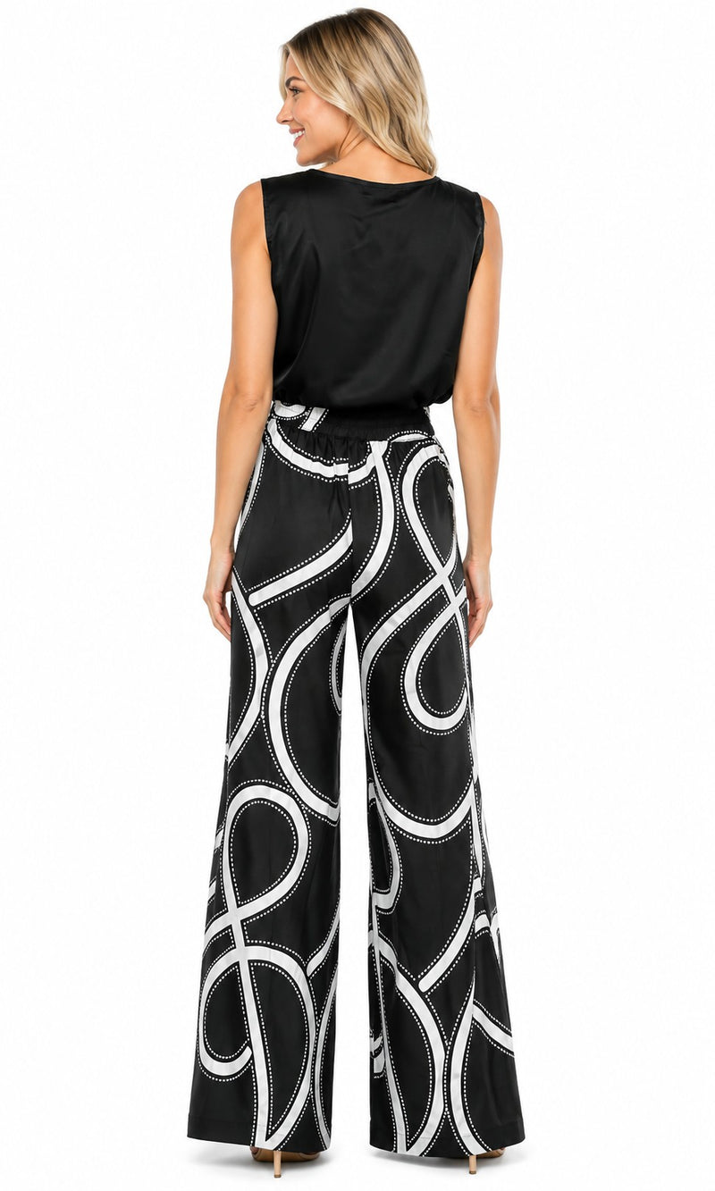 SYMMETRY FANTASY PALAZZO PANTS