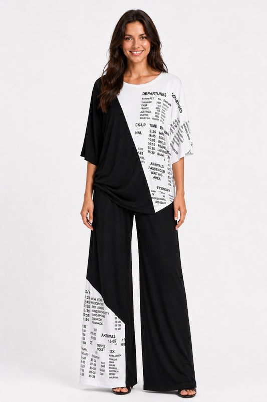 TRAVEL COLOR BLOCK PANT
